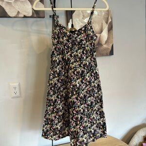 H&M Floral Print Cotton Summer Dress Size 2